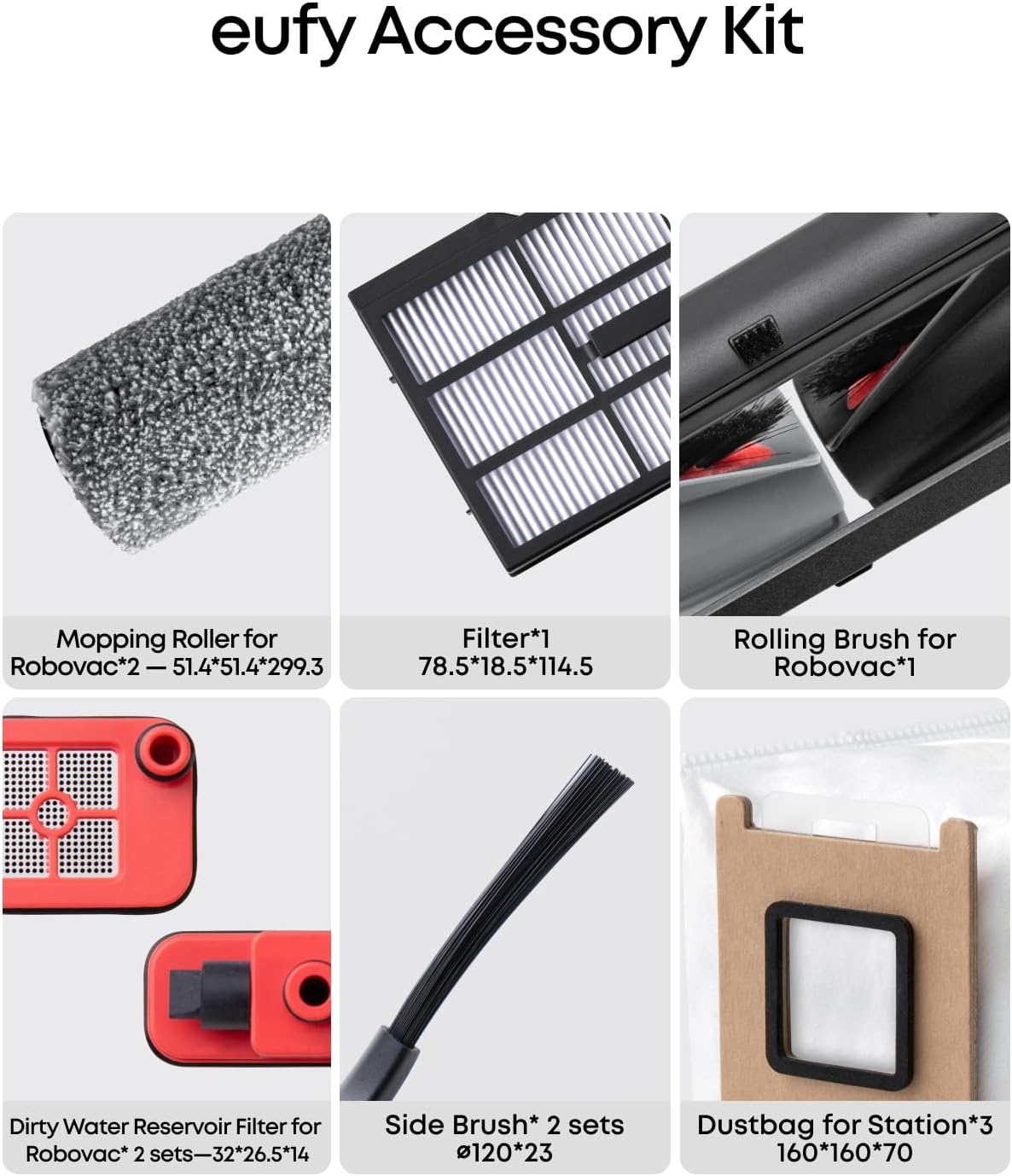 eufy Accessories Package(Compatible with eufy E28 and E25)