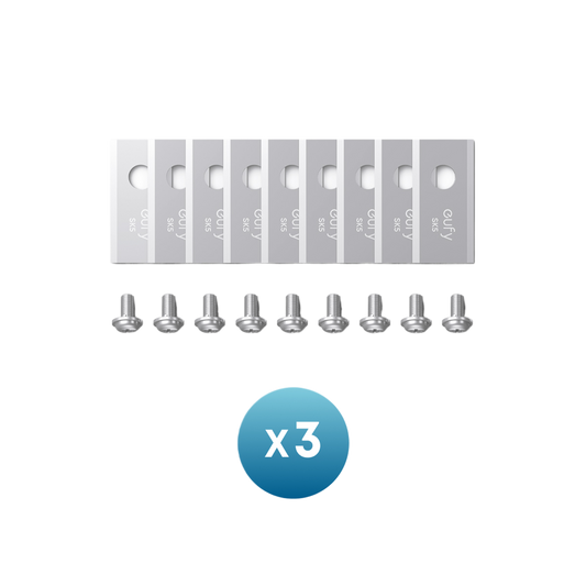 eufy Replacement Blade Set: 3*(9 Lawn Mower Blades and 9 Screws) Compatible E15